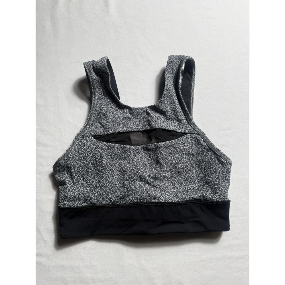 Lululemon 'Run The Day Bra' Dark Starlight Black